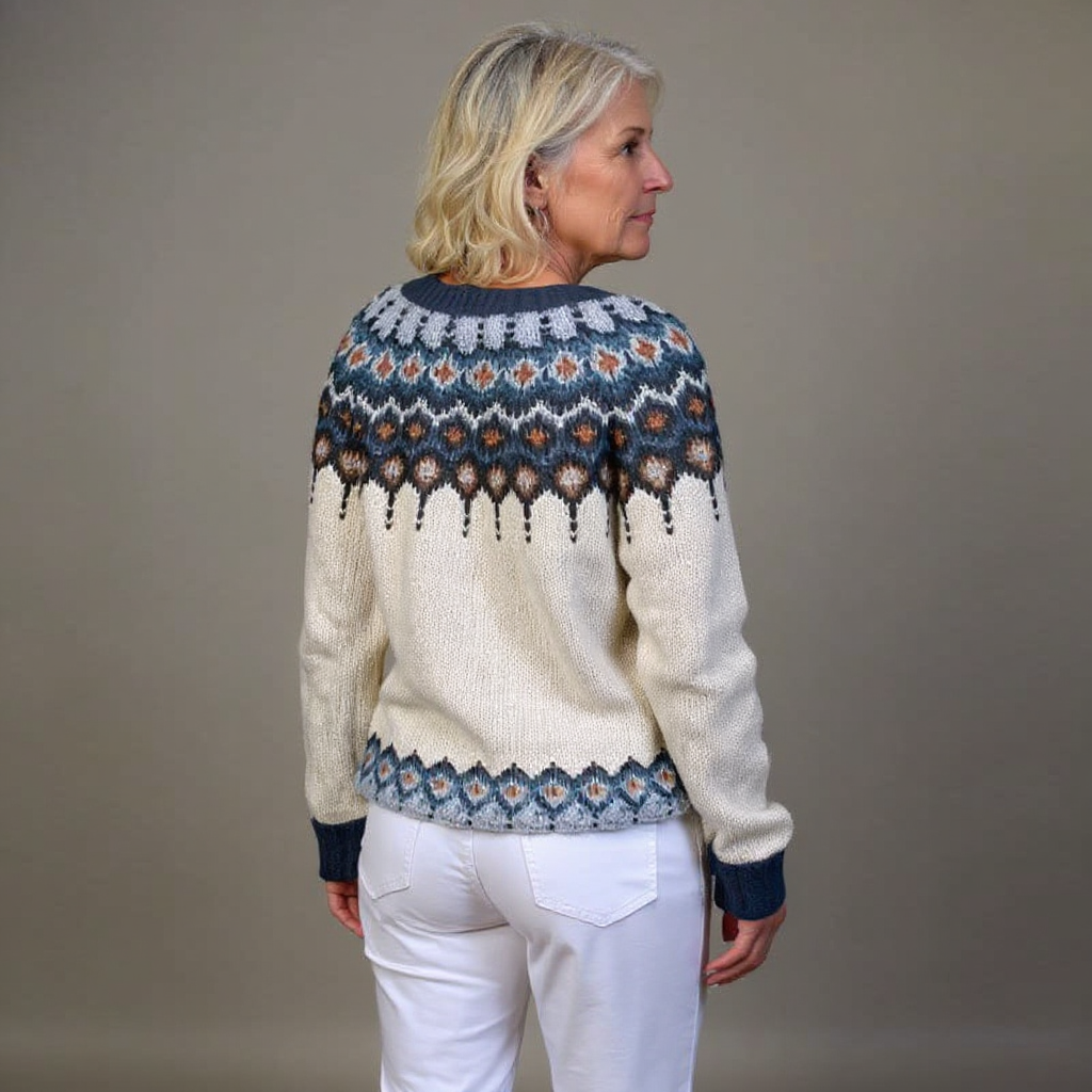 Kylie - Vintage Icelandic Cardigan-15531113283957-Mirella Fiore