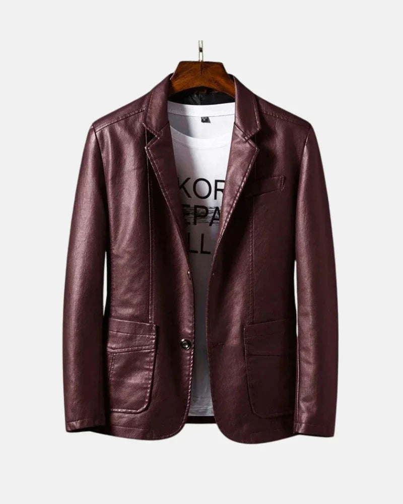 Lagerfeld Leather Jacket-15553365672309-Mirella Fiore