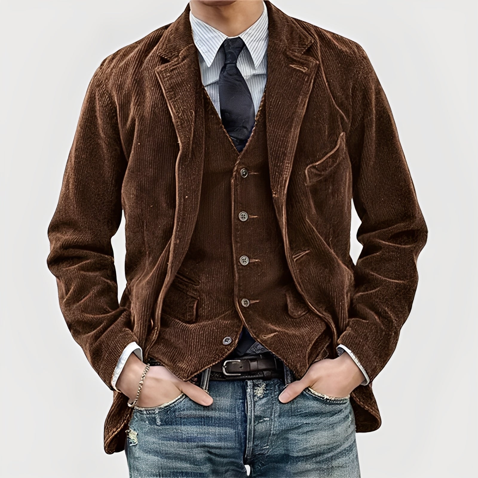Laurel - Vintage Jacket and Gilet-15553362067829-Mirella Fiore