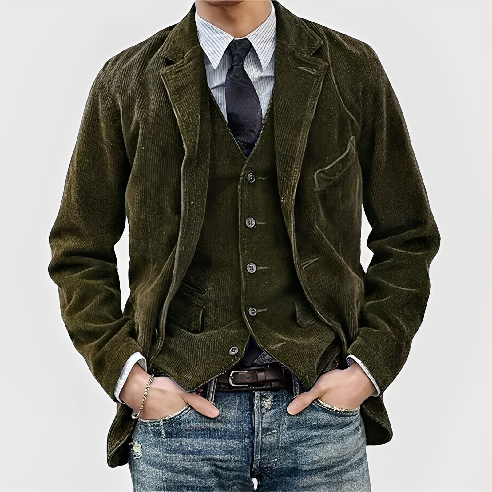 Laurel - Vintage Jacket and Gilet-15553362067829-Mirella Fiore