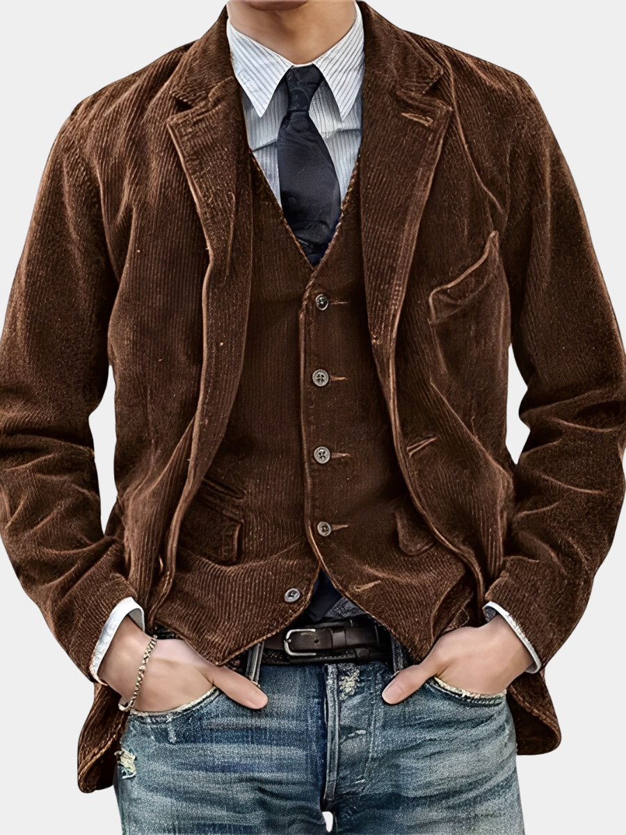 Laurel - Vintage Jacket and Gilet-15553362067829-Mirella Fiore