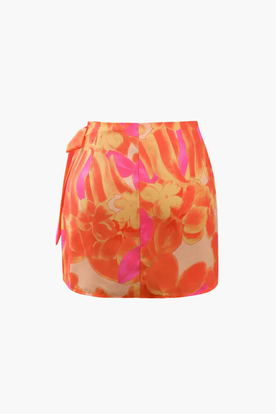 Lazetta – Knot side wrap – Mini skirt-15133684793717-Mirella Fiore