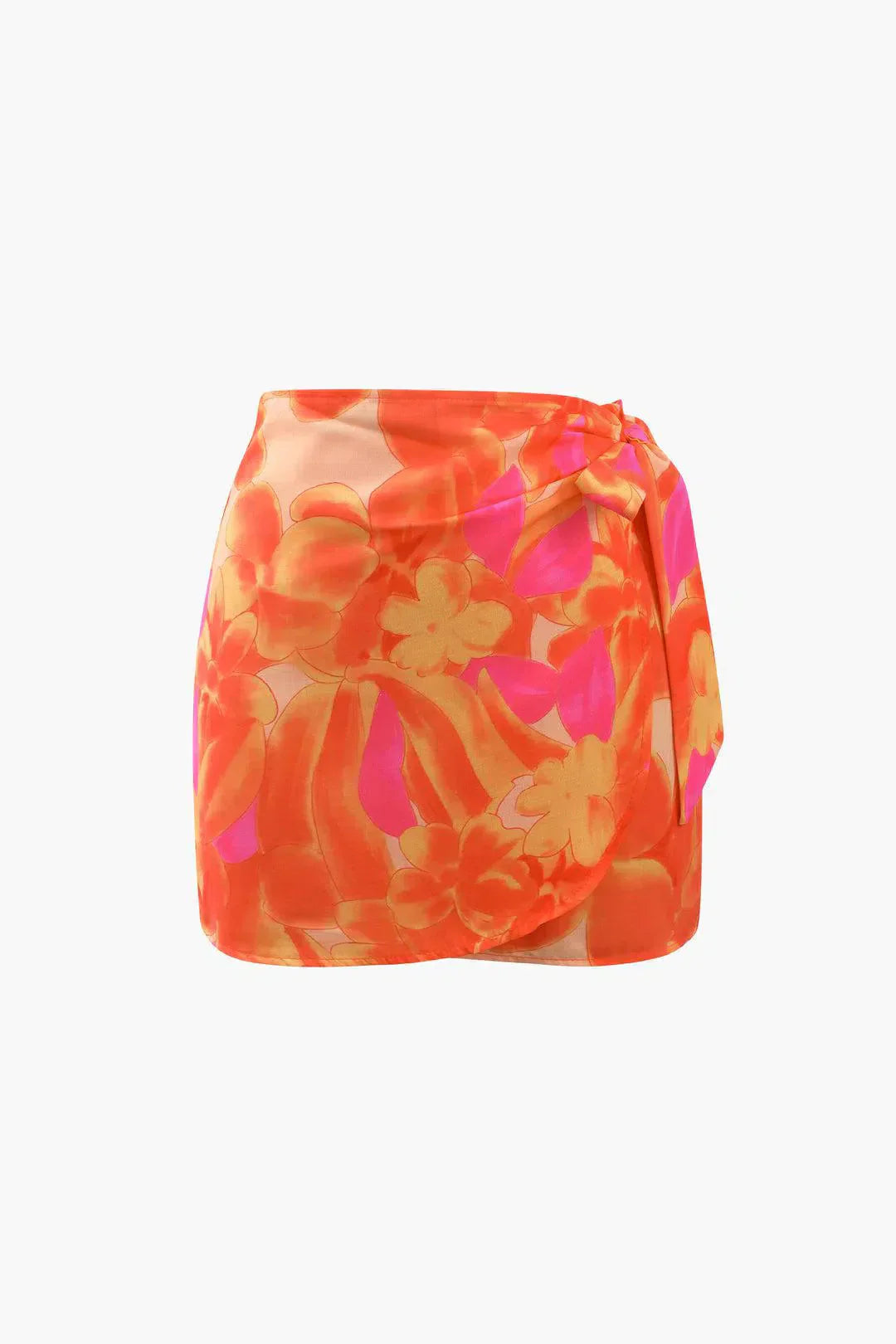 Lazetta – Knot side wrap – Mini skirt-15133684793717-Mirella Fiore