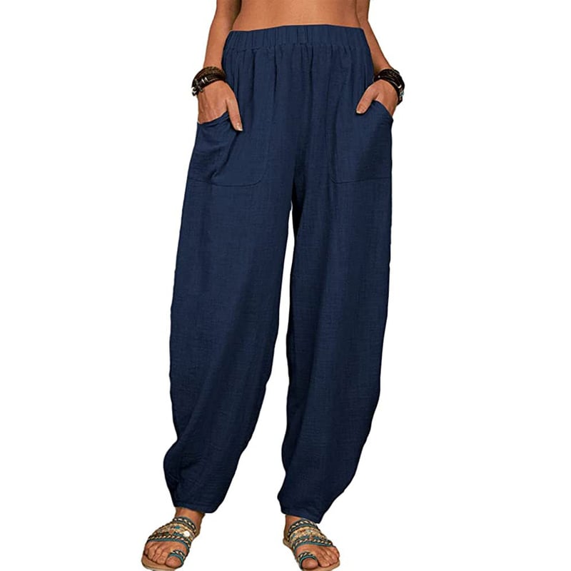 Leona – Relaxed linen blend – Wide leg trousers-15133712220533-Mirella Fiore