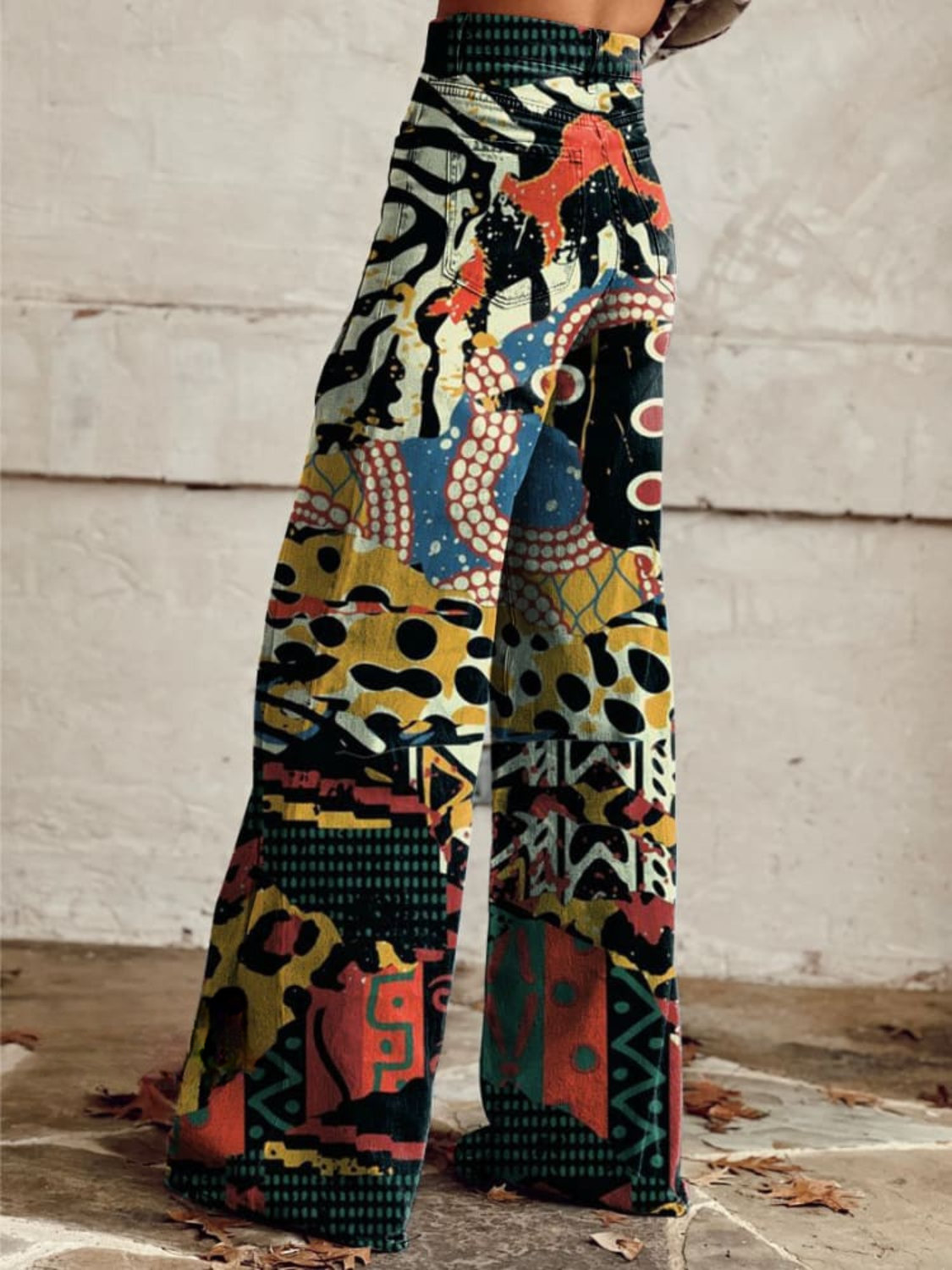Leona - Tribal Art Statement Pants-15531074060661-Mirella Fiore