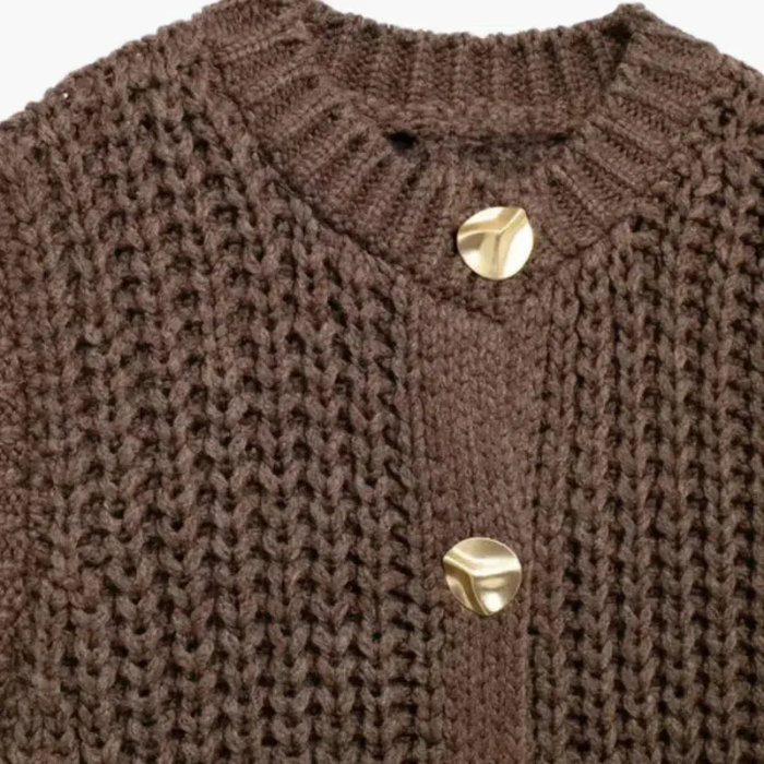 Leonelle – Button detailing – Sweater vest-15133677191541-Mirella Fiore