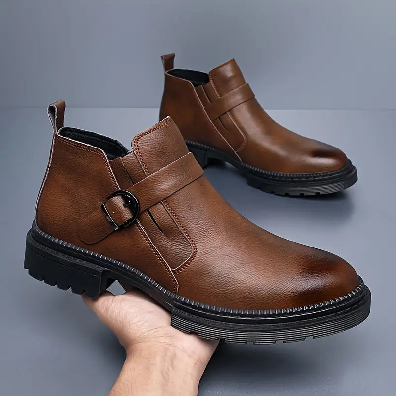 Liam - Leather Ranger Boots for Men-15550770381173-Nancy & Mae Savannah