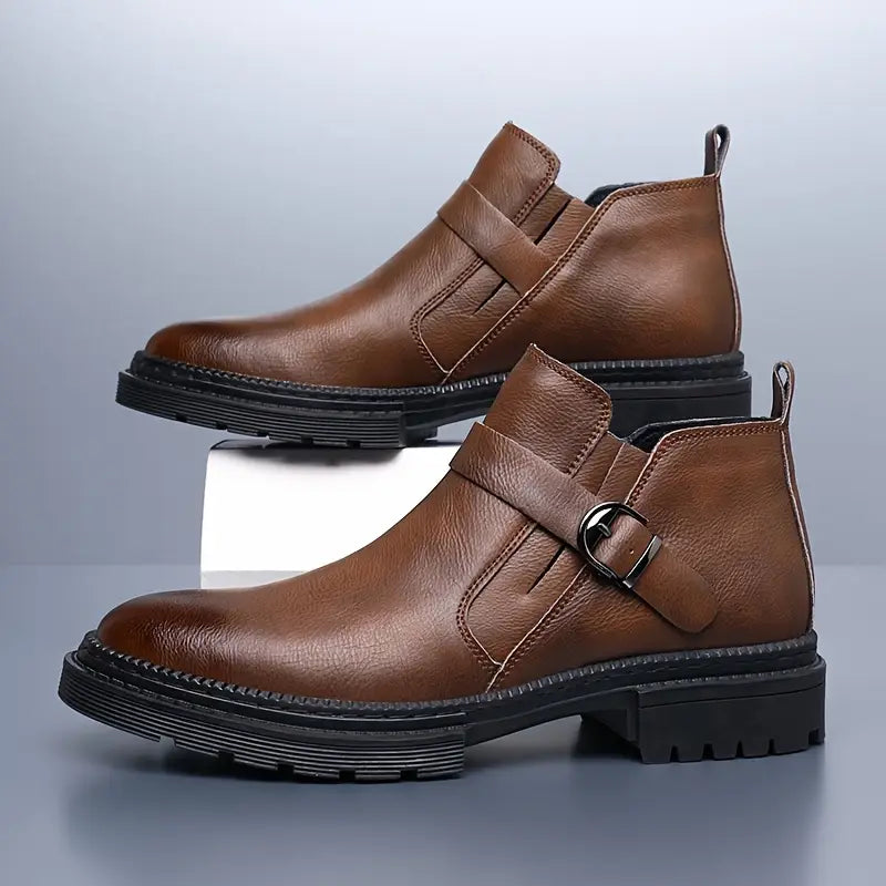 Liam - Leather Ranger Boots for Men-15550770381173-Nancy & Mae Savannah