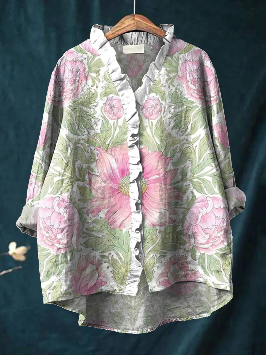 Liberty - Elegant Bloom Blouse-15542285074805-Mirella Fiore
