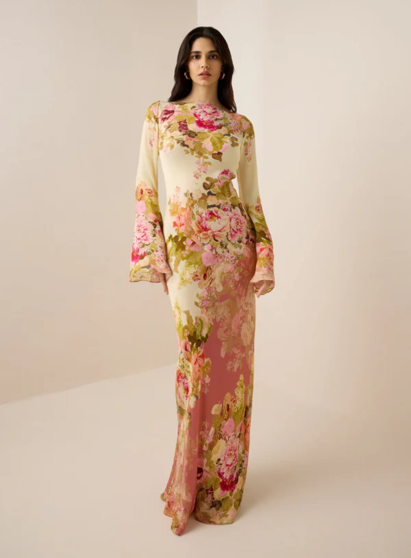 Liliana – Floral print – Maxi dress-15223761338741-Mirella Fiore