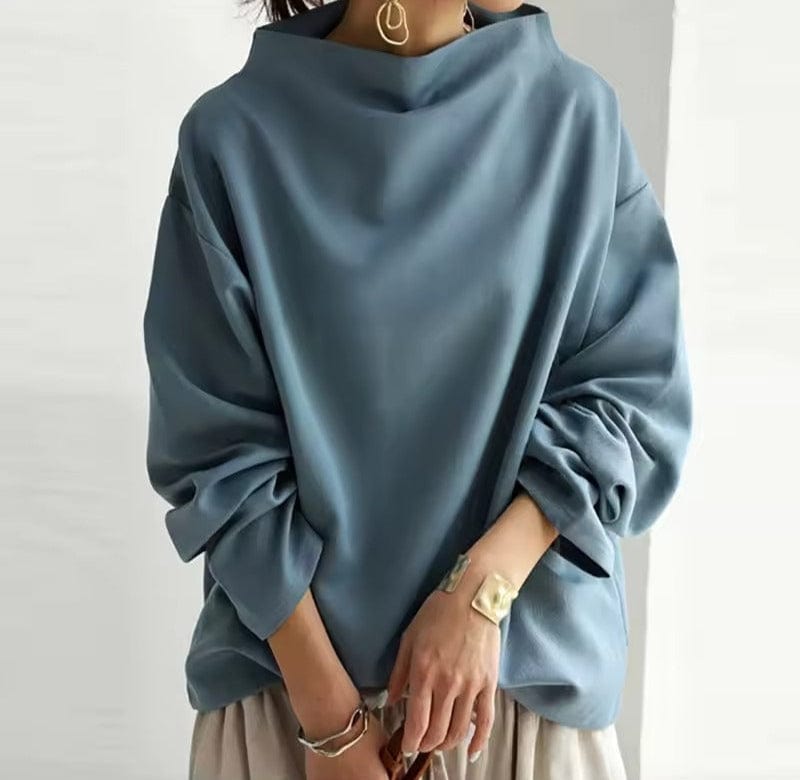 Lisa - High-Neck Casual Top-15547989918069-Mirella Fiore