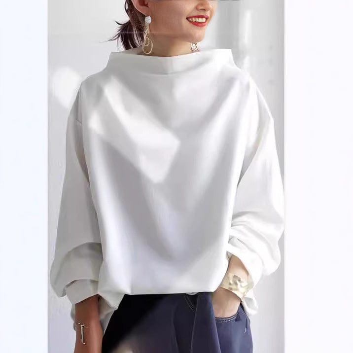 Lisa - High-Neck Casual Top-15547989918069-Mirella Fiore