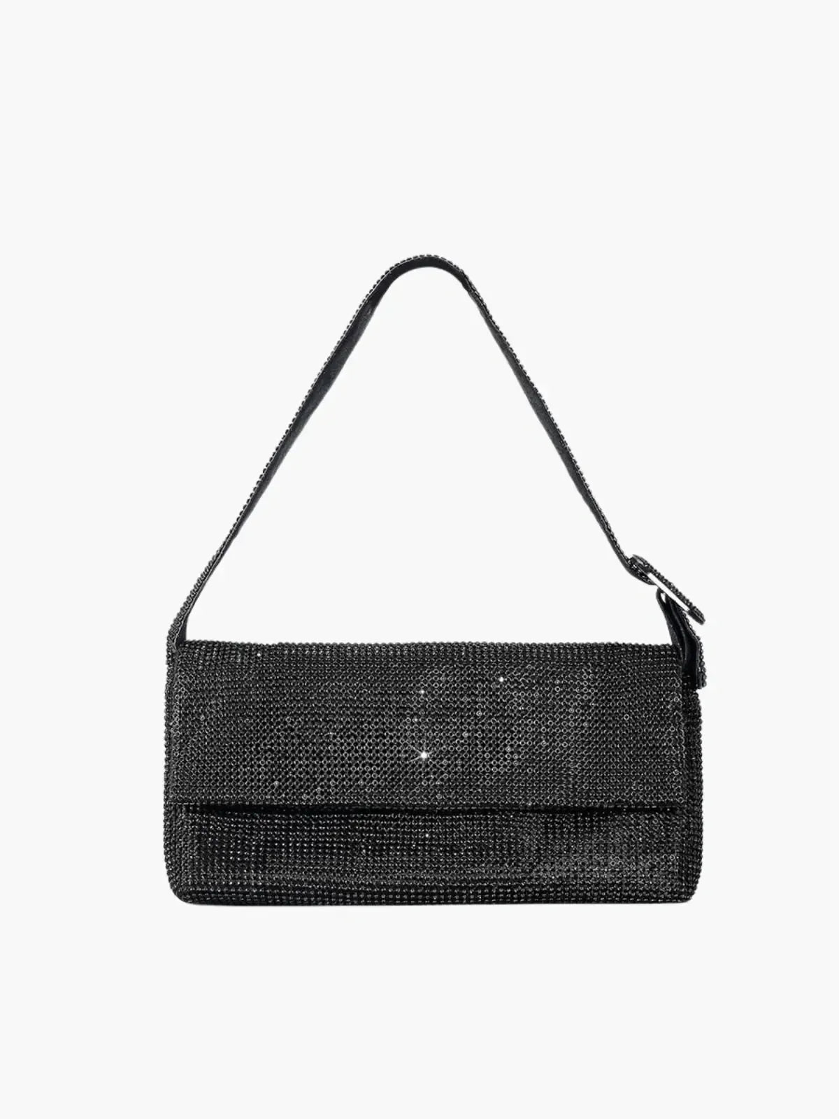 Livia – Fold-over flap – Crystal shoulder bag-15133570990453-Mirella Fiore