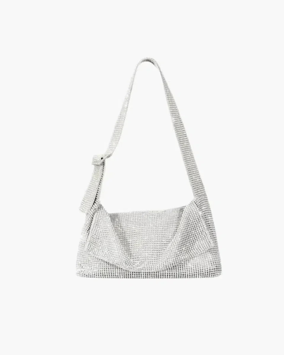 Livia – Fold-over flap – Crystal shoulder bag-15133570990453-Mirella Fiore