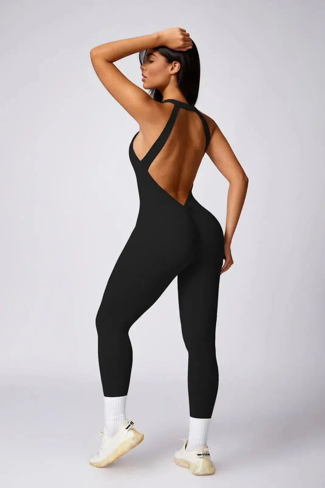 Lolanda – Open-back design – Relaxed fit jumpsuit-15134026006901-Mirella Fiore