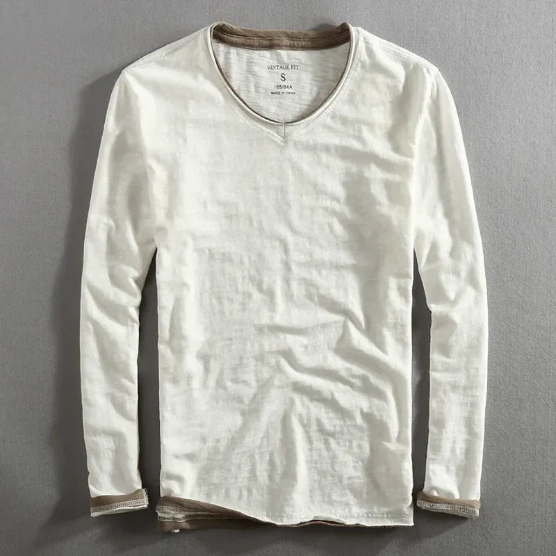 Long Sleeve Cotton Shirt-15553361641845-Mirella Fiore