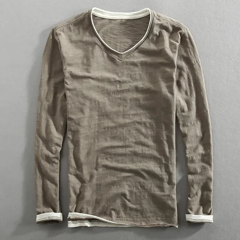Long Sleeve Cotton Shirt-15553361641845-Mirella Fiore