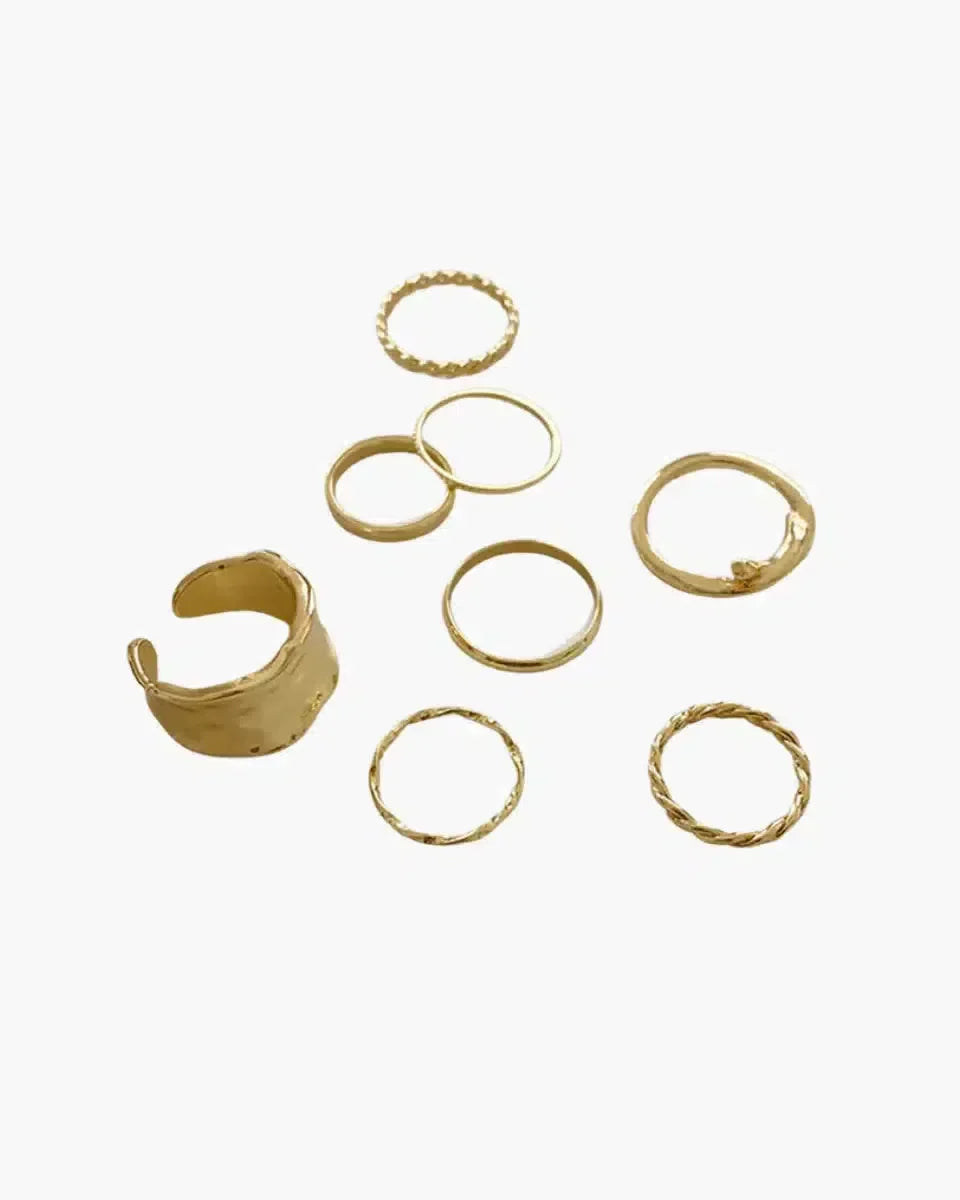 Lorena Elegante – Minimalist design – Ring set-15227807302005-Mirella Fiore