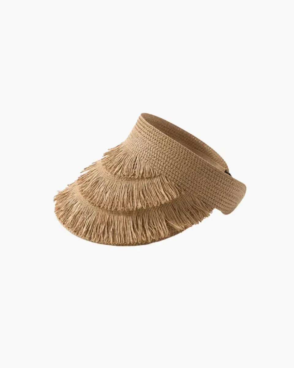 Lorielle – Summer fringe – Wide-brim visor-15133567451509-Mirella Fiore