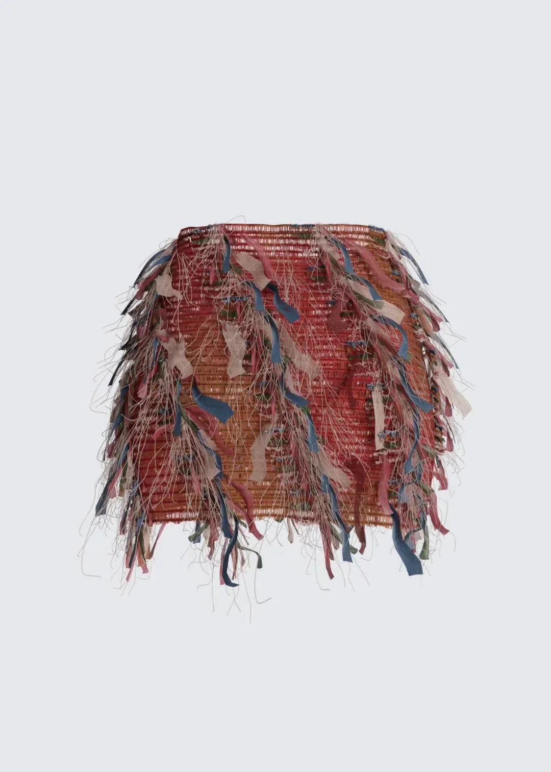 Luciana – Fringed texture – Ruffle skirt-15133692494197-Mirella Fiore