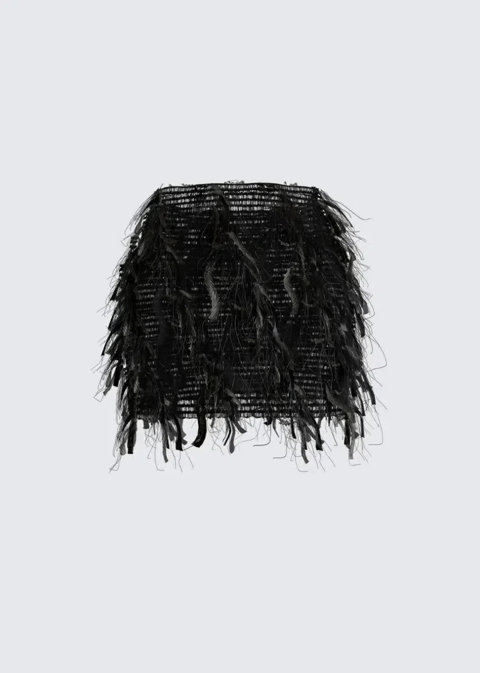 Luciana – Fringed texture – Ruffle skirt-15133692494197-Mirella Fiore