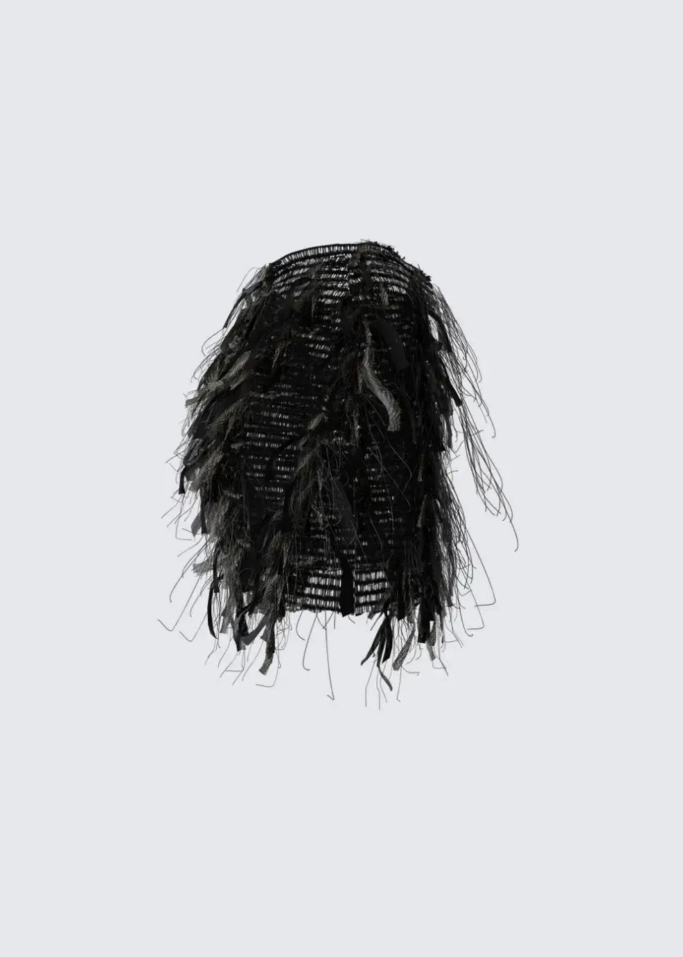 Luciana – Fringed texture – Ruffle skirt-15133692494197-Mirella Fiore