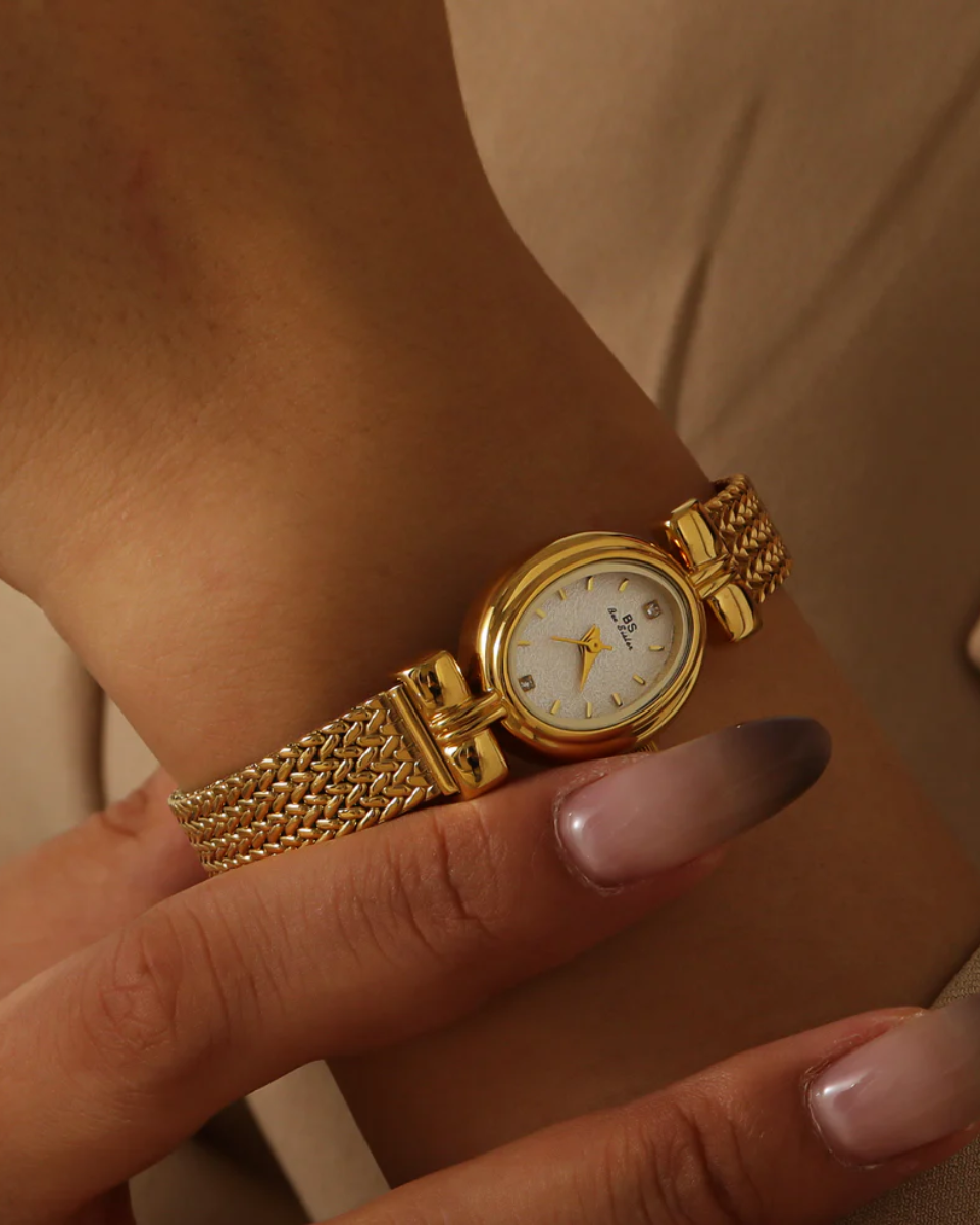 Lucienne – Woven design – Bracelet watch-15233937604981-Mirella Fiore