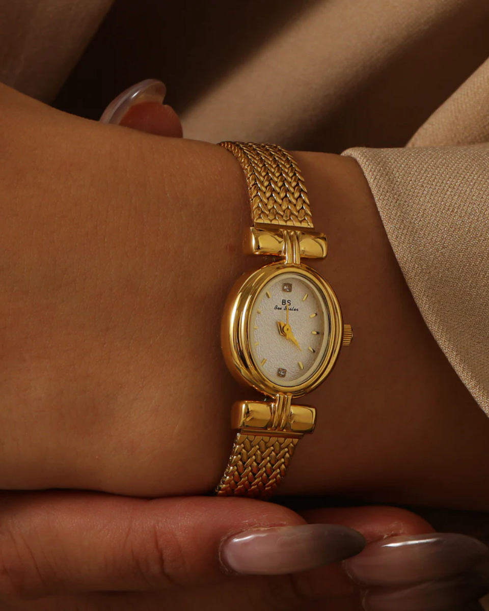 Lucienne – Woven design – Bracelet watch-15233937604981-Nancy & Mae Savannah