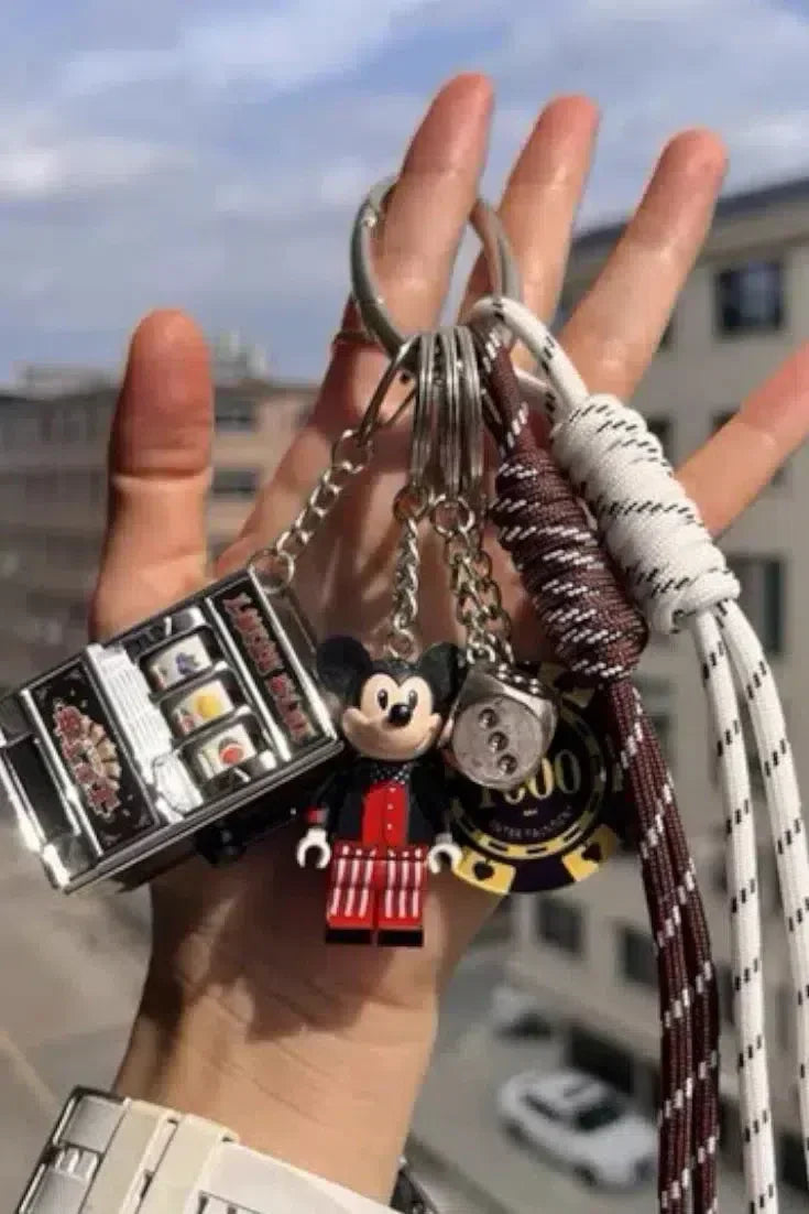 Lucky Slot – Playful design – Bag charm-15133606674805-Nancy & Mae Savannah