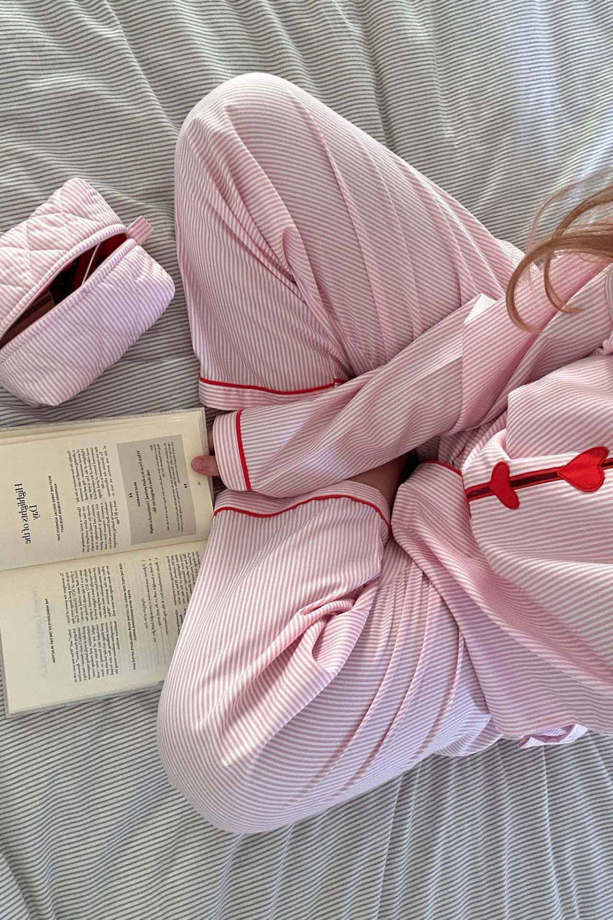 Lucy – Heart buttoned – Pajama set-15353256444277-Mirella Fiore