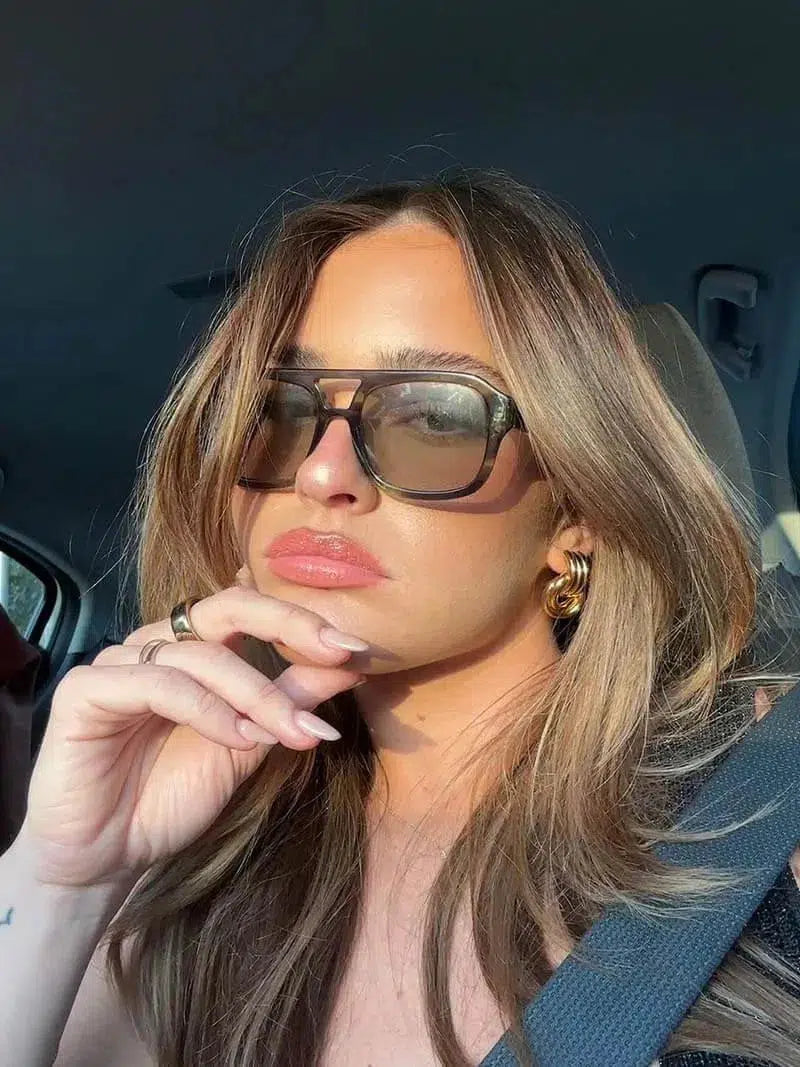 Luisa – Hollow design – Mini hoop earrings-15227778433397-Nancy & Mae Savannah