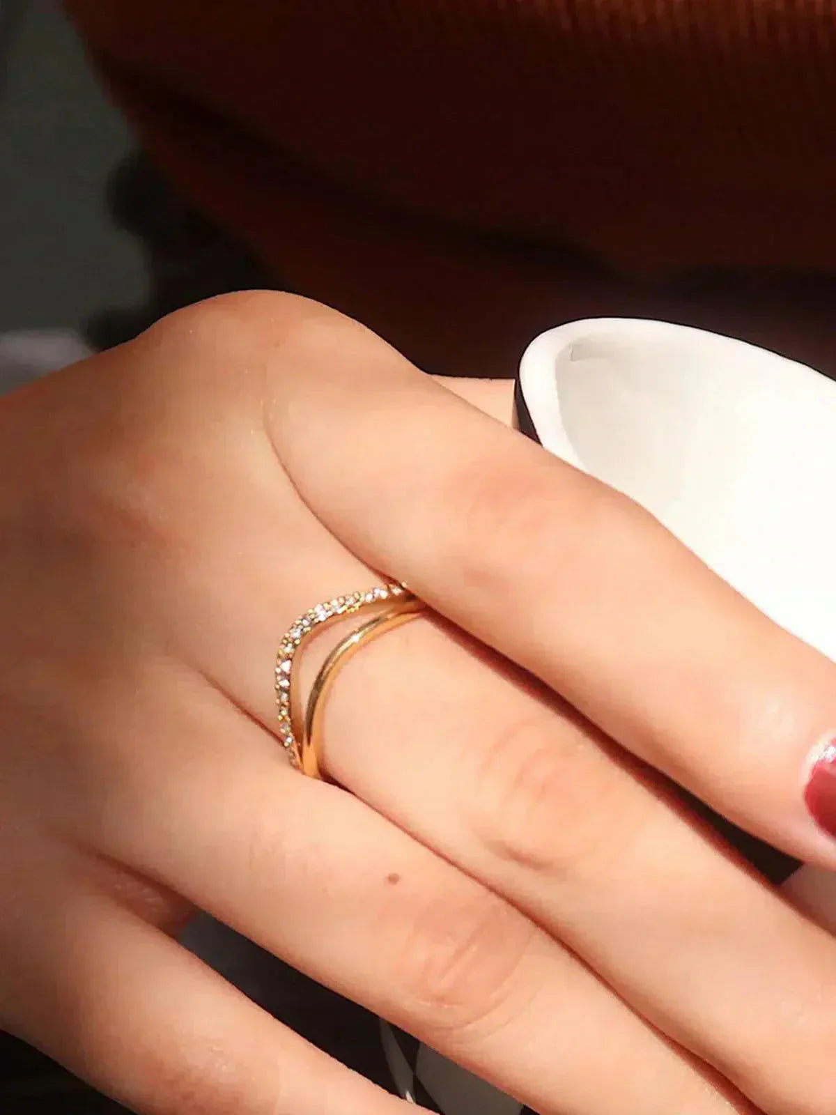 Lumarée – Wave pattern – Glitter ring-15227807138165-Mirella Fiore