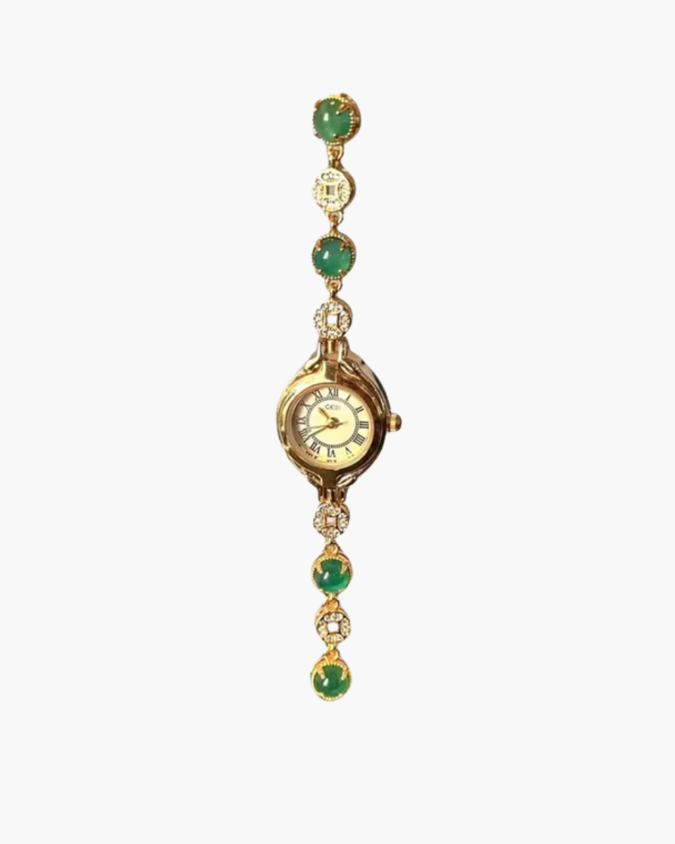 Lumière – Emerald dial – Bracelet watch-15233937211765-Nancy & Mae Savannah
