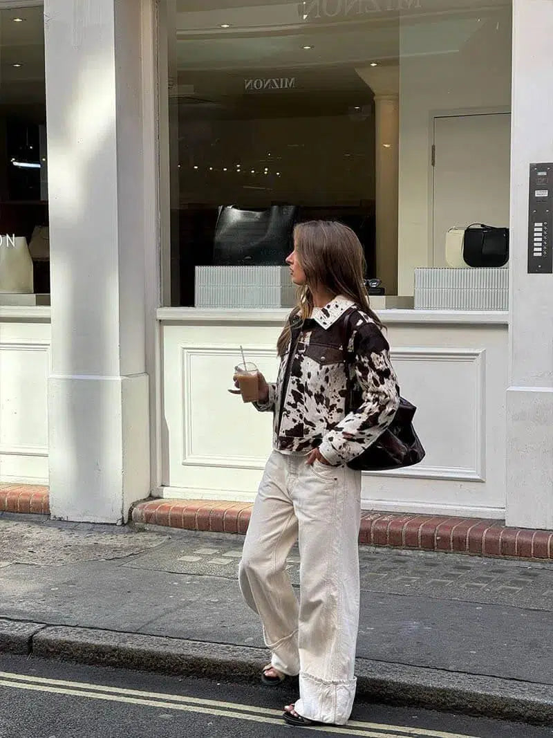 Luna – Cow print – Jacket-15133991960949-Mirella Fiore