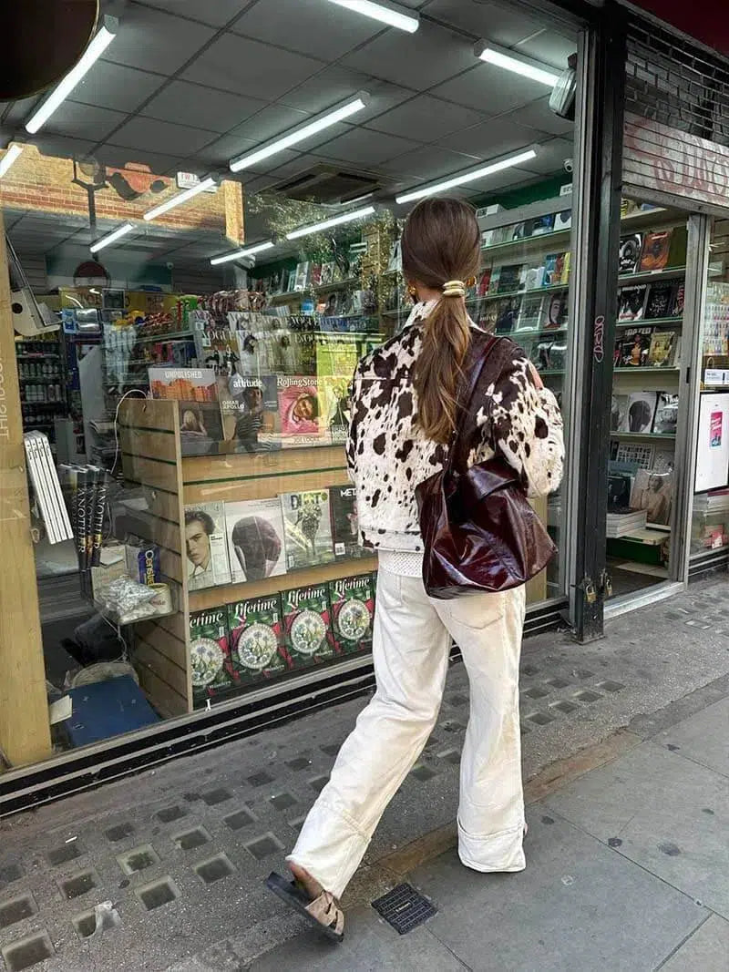 Luna – Cow print – Jacket-15133991960949-Mirella Fiore