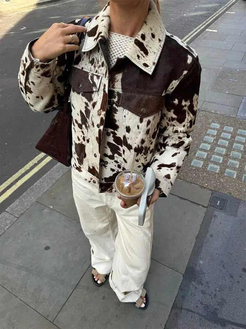 Luna – Cow print – Jacket-15133991960949-Mirella Fiore