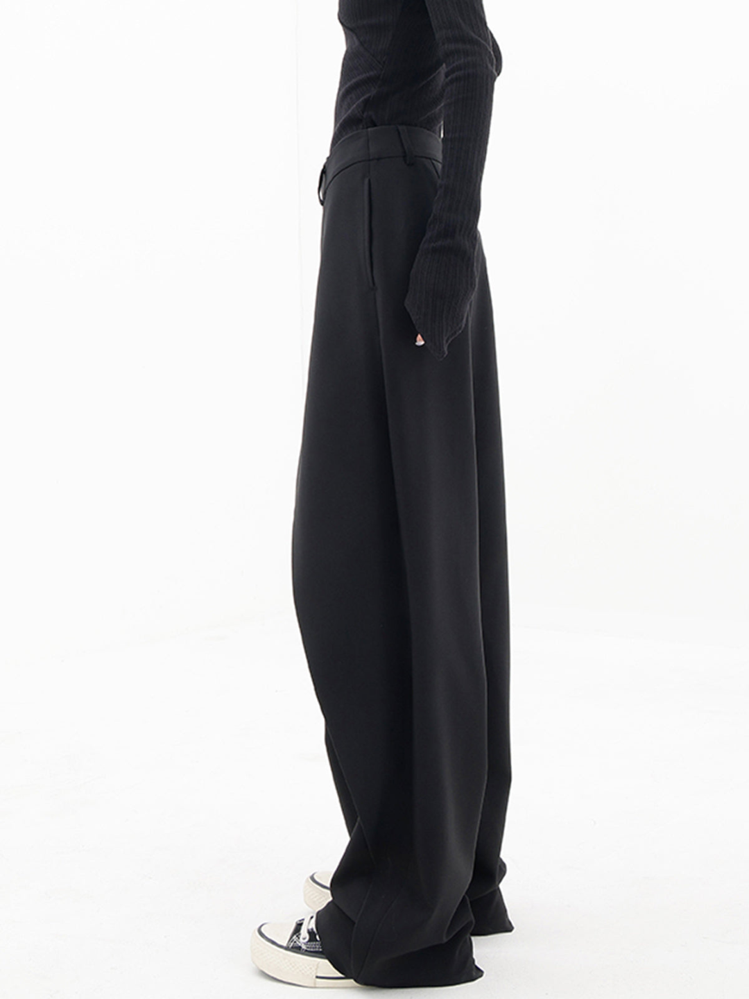 Lunafina – Asymmetric overlay – Wide-leg trousers-15133677486453-Mirella Fiore