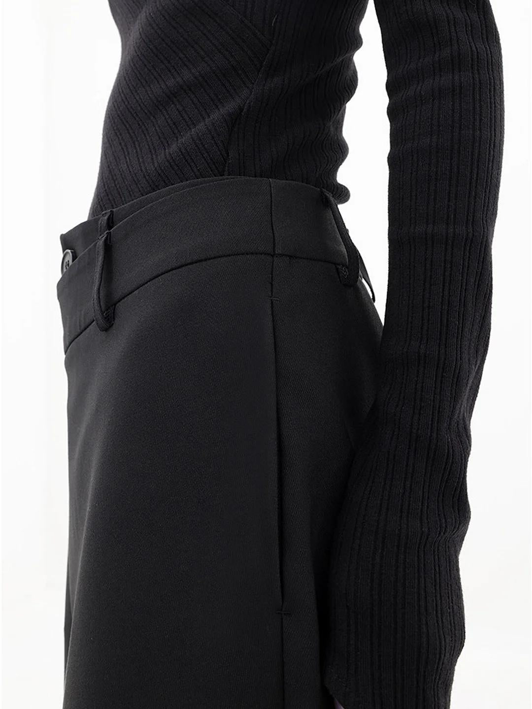 Lunafina – Asymmetric overlay – Wide-leg trousers-15133677486453-Mirella Fiore