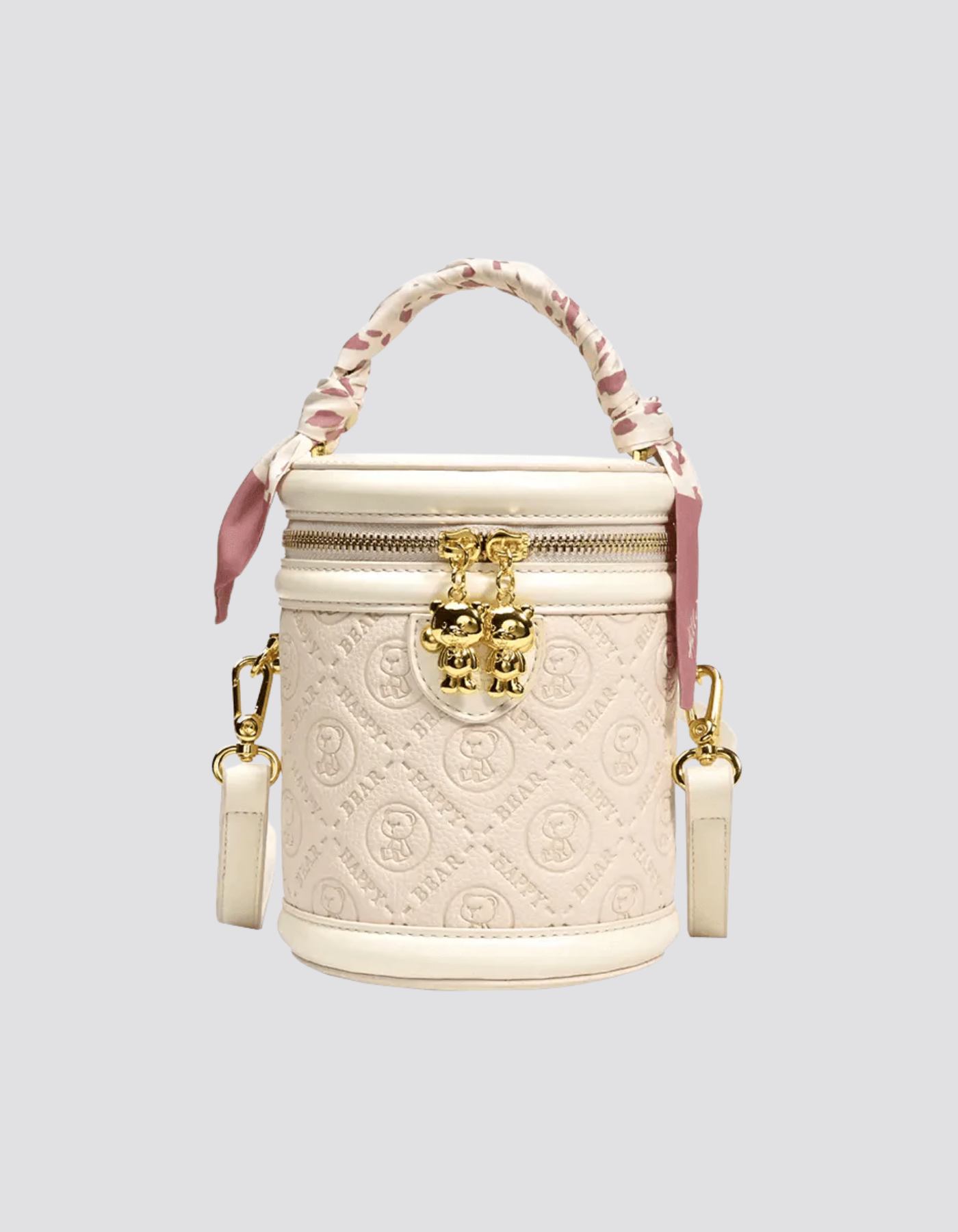 Lunetta – Gold teddy lock – Crossbody handbag-15209173909877-Mirella Fiore