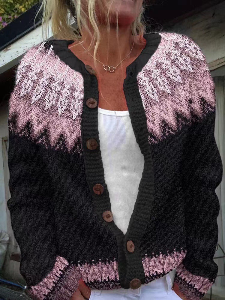 Lydia - Vintage Icelandic Cardigan-15531112825205-Mirella Fiore