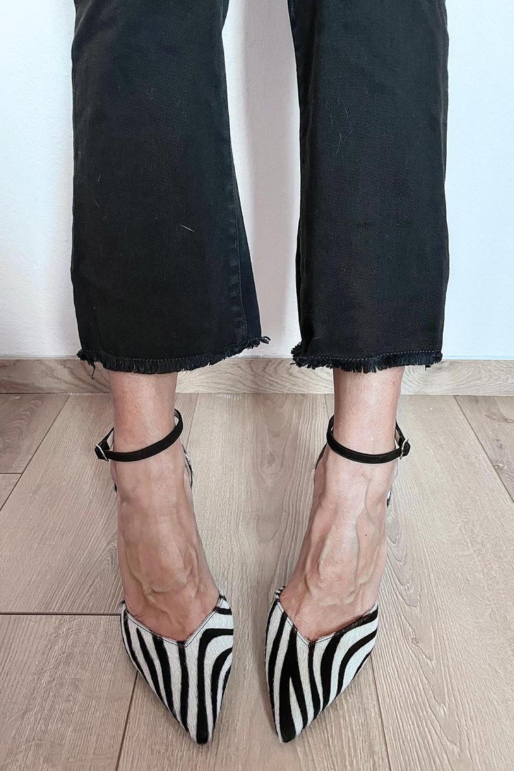 Lydia - Zebra Print Pumps With Ankle Strap-15551040815477-Mirella Fiore