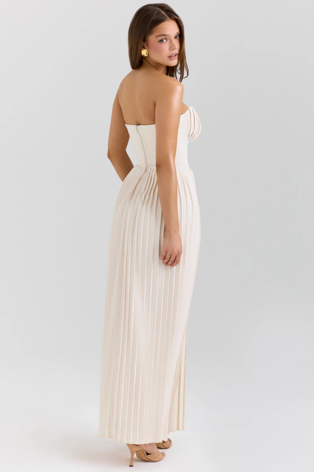 Lynne – Pleated design – Maxi dress-15206609977717-Mirella Fiore