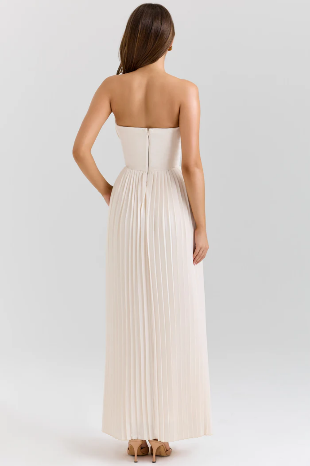 Lynne – Pleated design – Maxi dress-15206609977717-Mirella Fiore