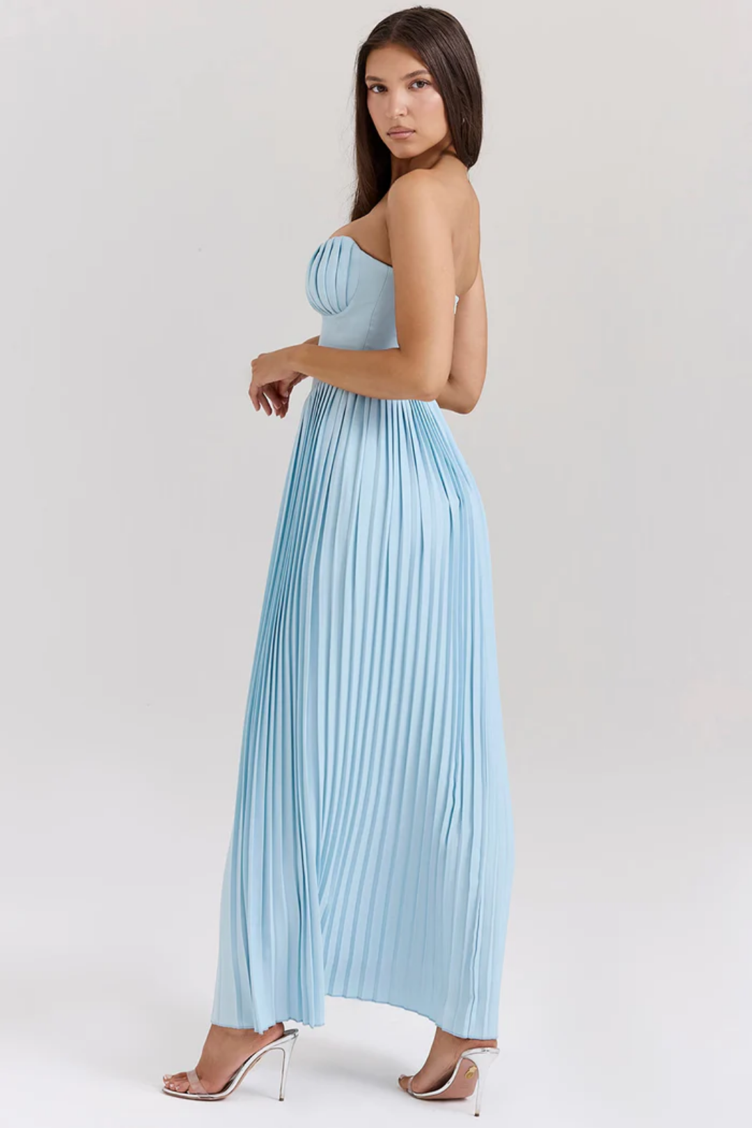 Lynne – Pleated design – Maxi dress-15206609977717-Mirella Fiore