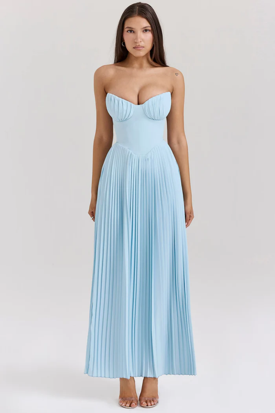 Lynne – Pleated design – Maxi dress-15206609977717-Mirella Fiore