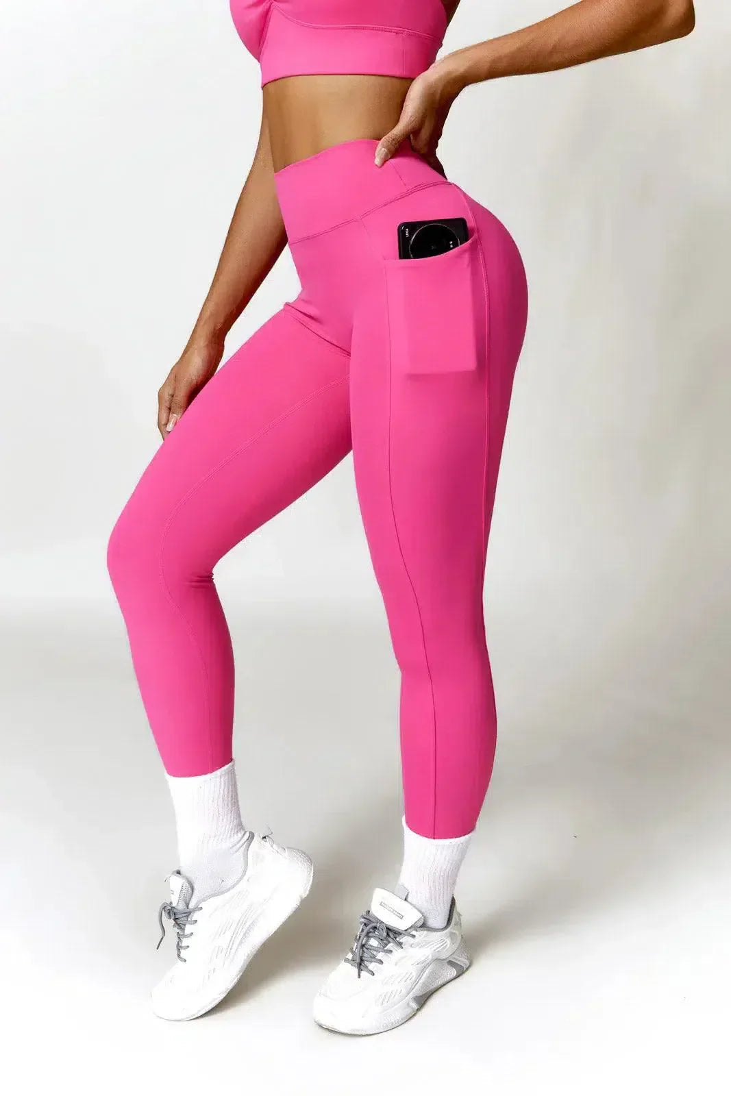 Lyselle – Side pocket – High-waisted leggings-15134027186549-Mirella Fiore