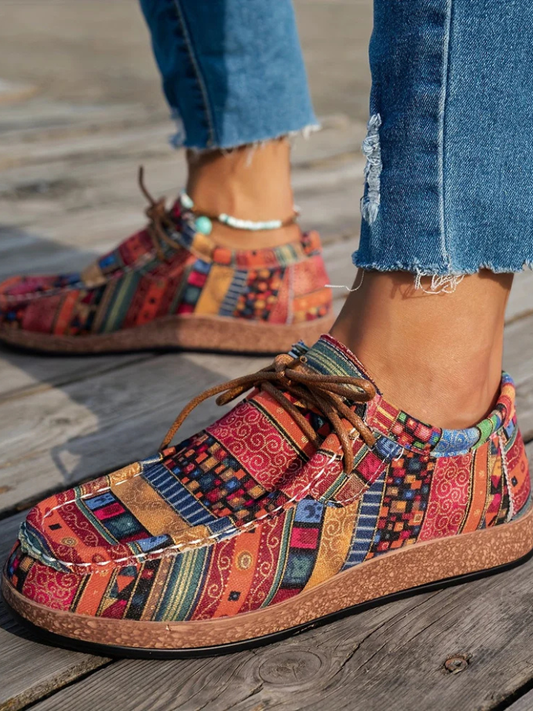 MAYA - COMFORT PRINT LOAFERS-15549014376821-Mirella Fiore