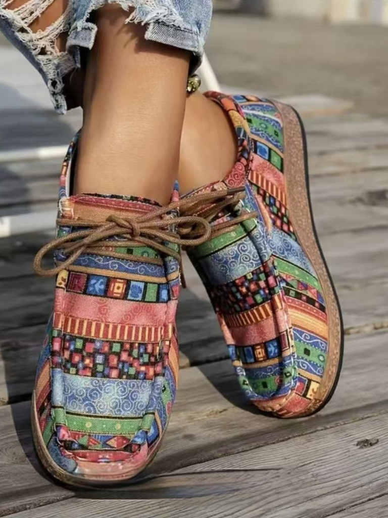 MAYA - COMFORT PRINT LOAFERS-15549014376821-Mirella Fiore