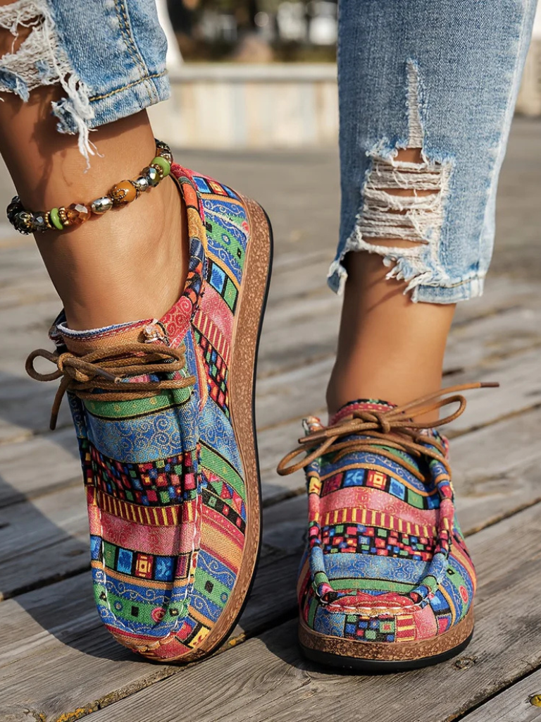 MAYA - COMFORT PRINT LOAFERS-15549014376821-Mirella Fiore