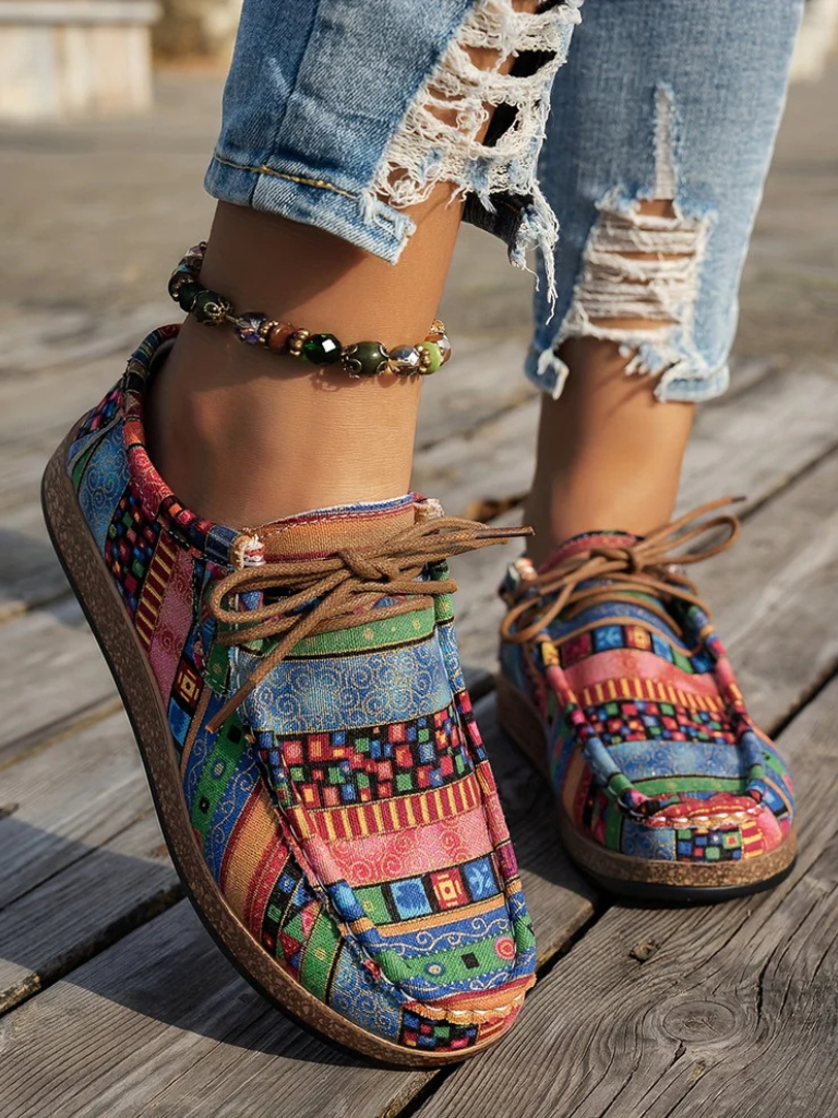 MAYA - COMFORT PRINT LOAFERS-15549014376821-Mirella Fiore